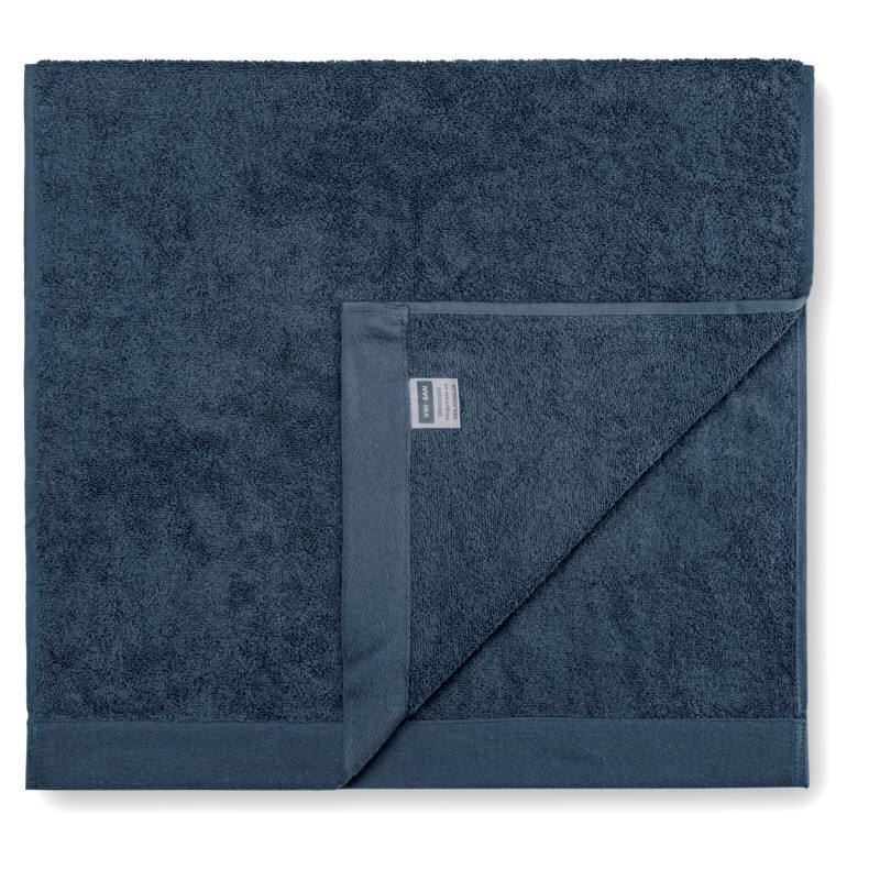 Рушник махровий синій ВІН САН 40*70см 500г/м2 без бордюру_РУ006636